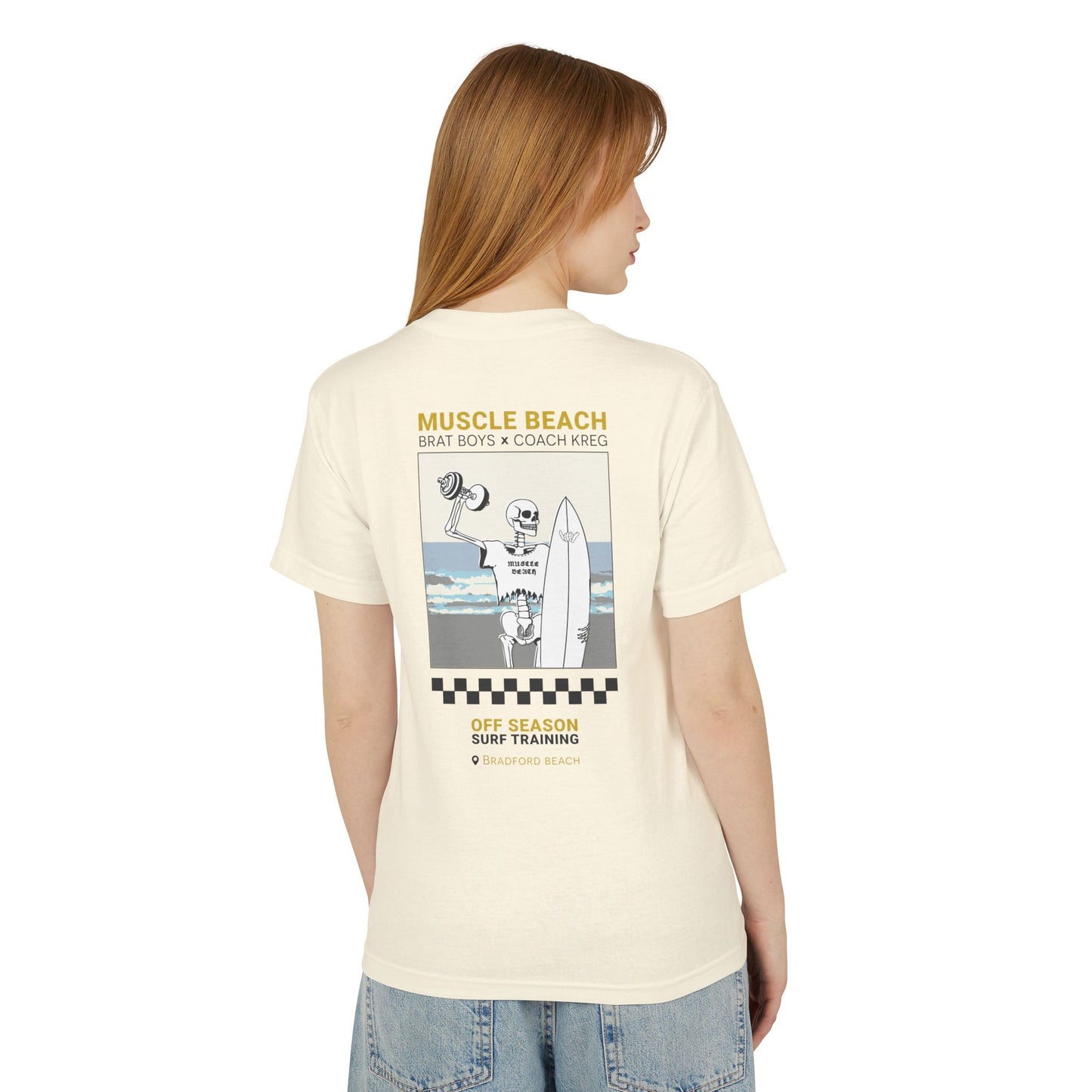 Muscle Beach Unisex Heavyweight Cotton Tee