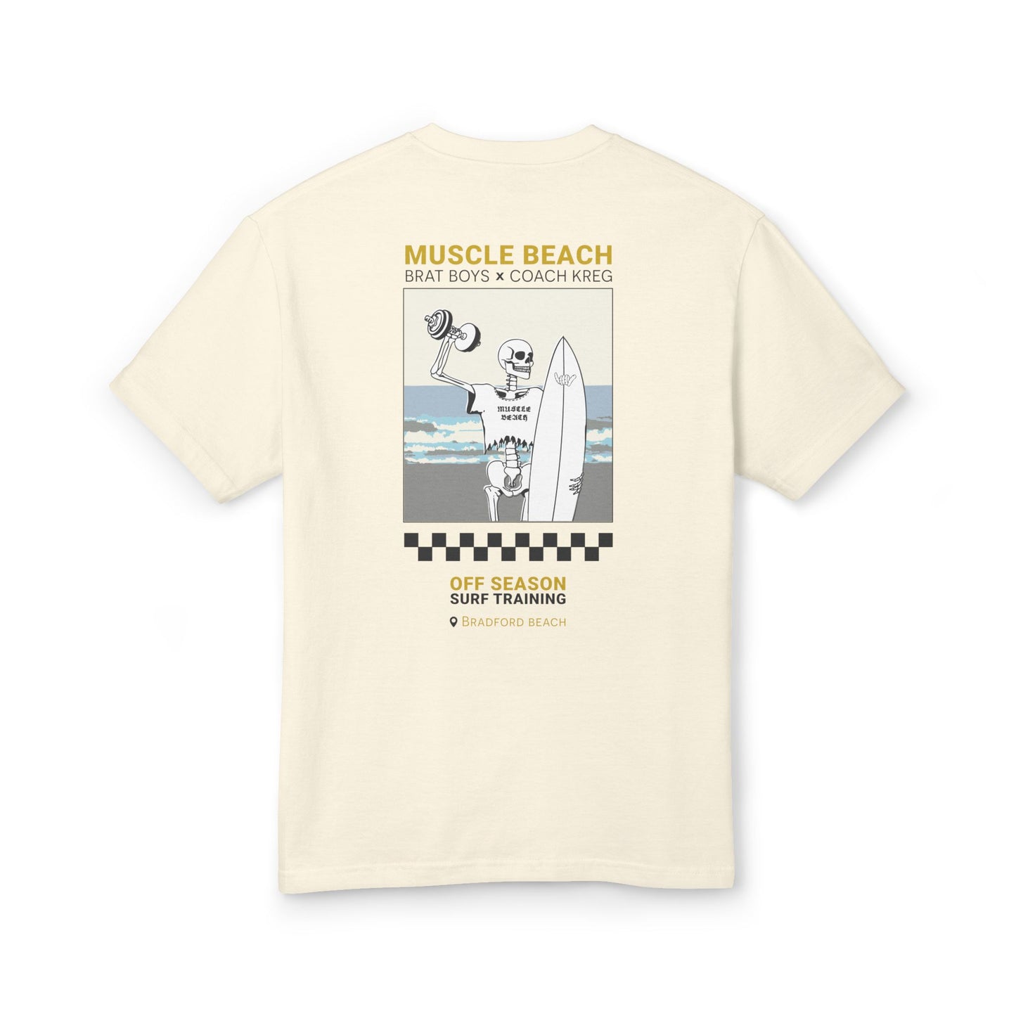 Muscle Beach Unisex Heavyweight Cotton Tee
