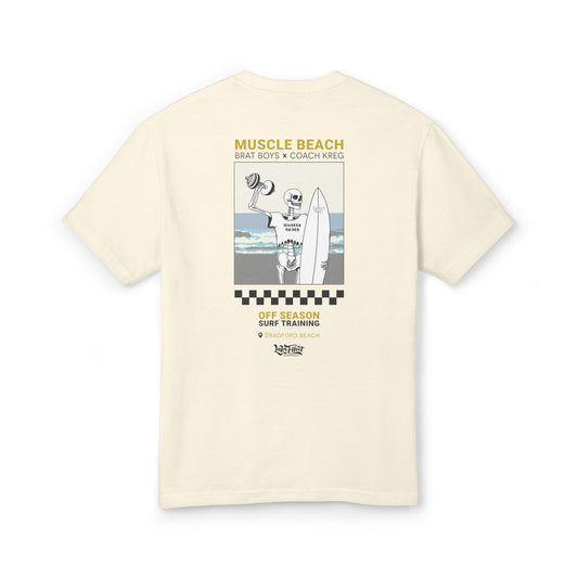 Muscle Beach Unisex Heavyweight Cotton Tee