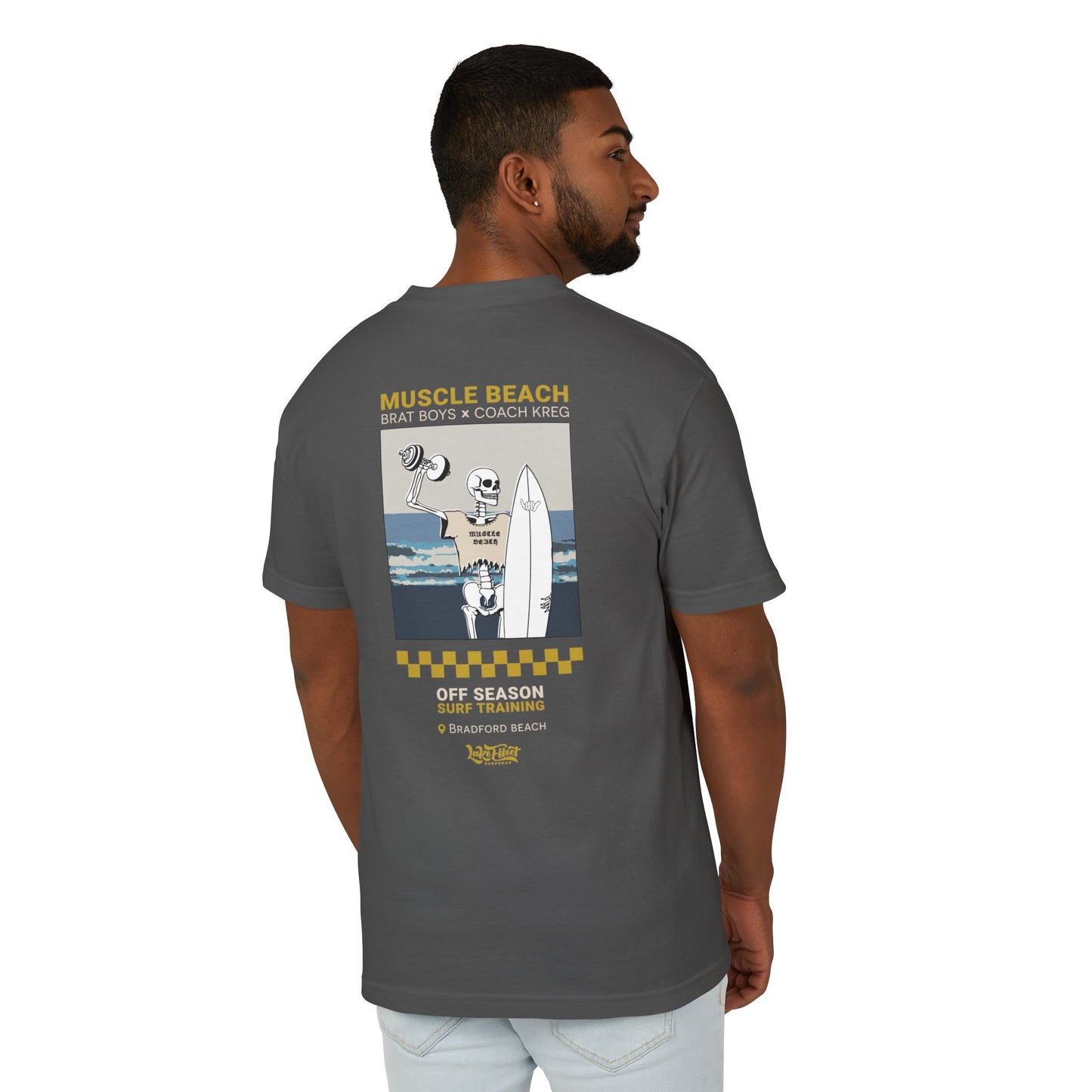 Muscle Beach Unisex Heavyweight Cotton Tee