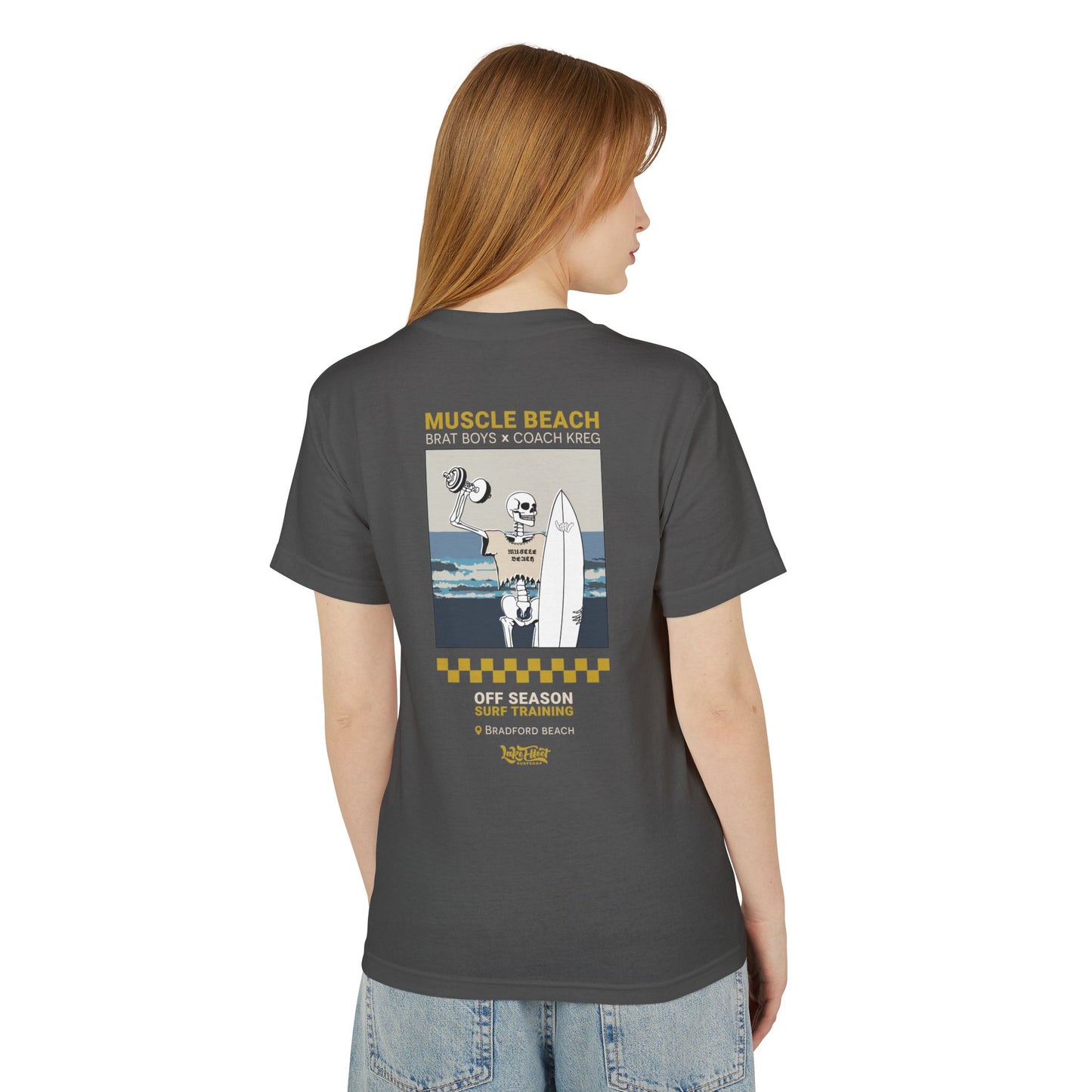 Muscle Beach Unisex Heavyweight Cotton Tee