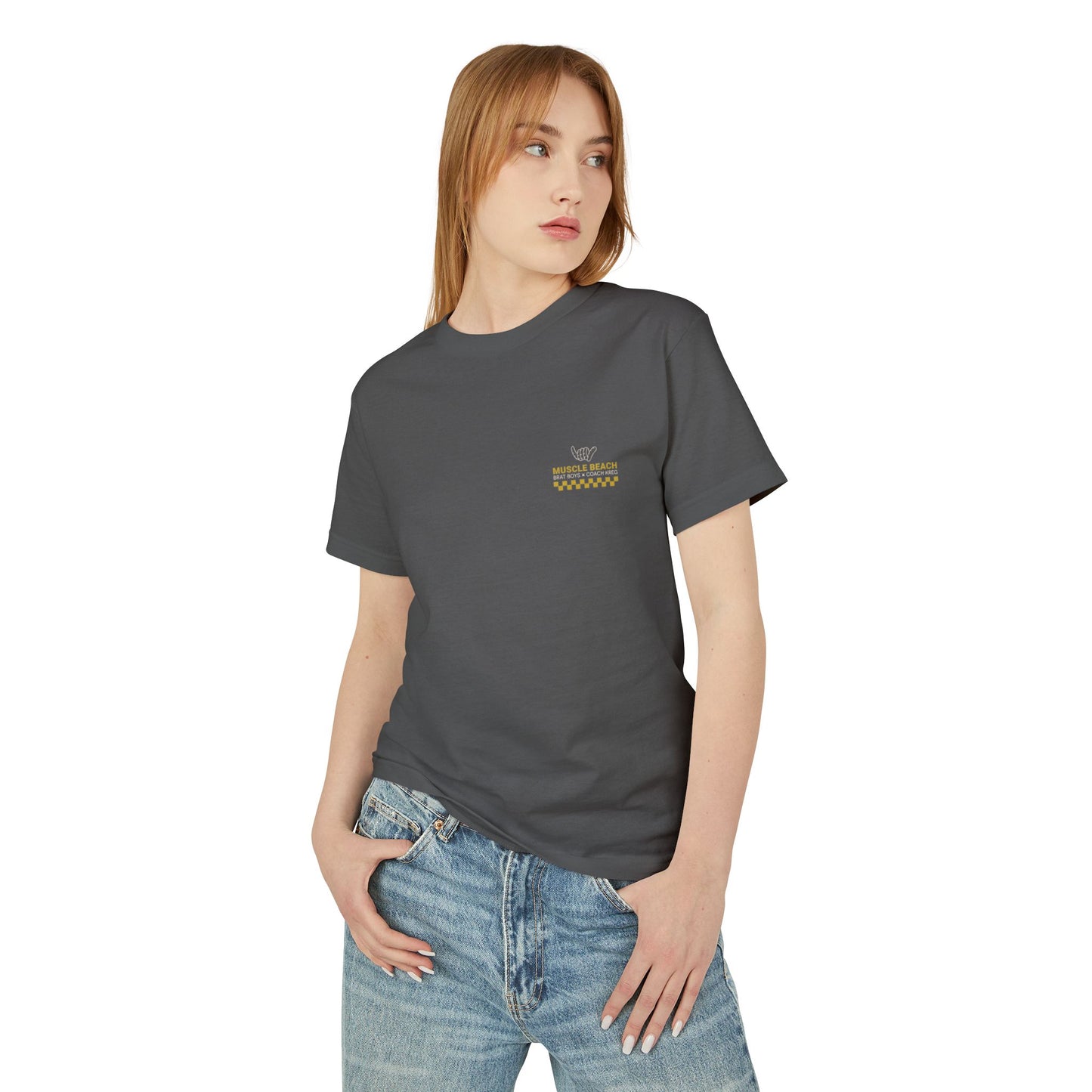 Muscle Beach Unisex Heavyweight Cotton Tee