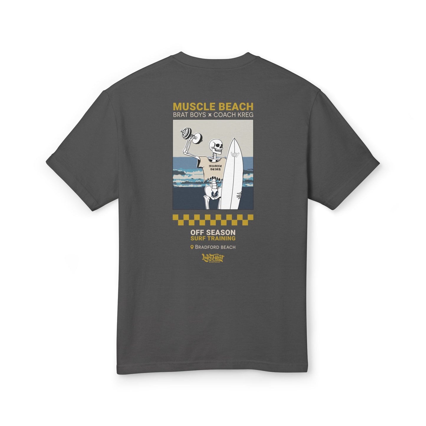 Muscle Beach Unisex Heavyweight Cotton Tee